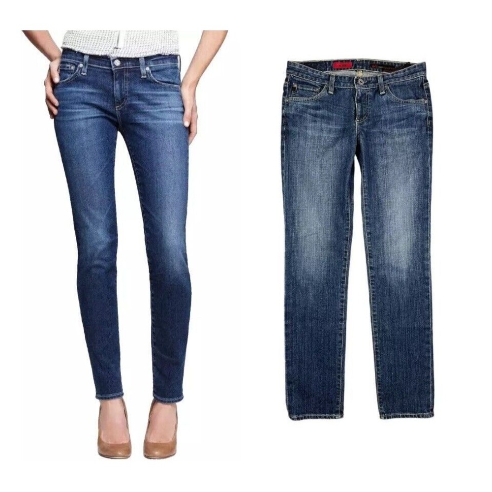AG Adriano Goldschmied The Stilt Women's Lowrise Skinny Jeans Size 27R